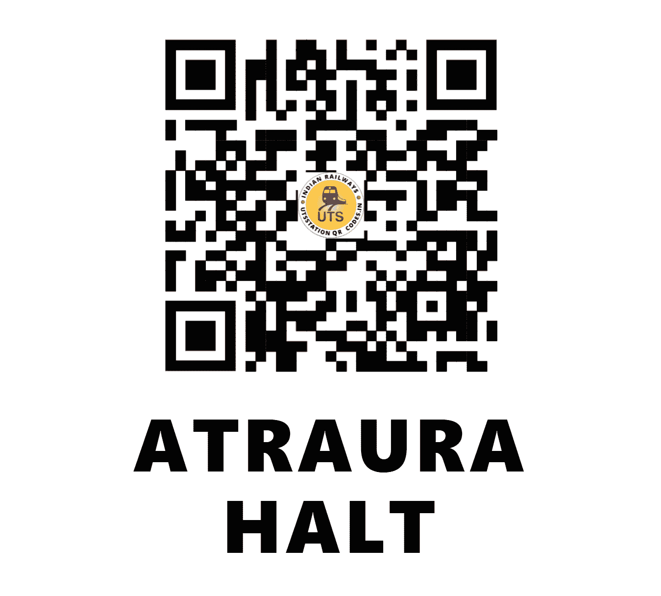 UTS QR Code for ATRAURA HALT - ATRR - NE (UTTAR PRADESH)